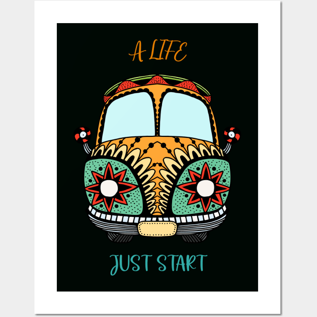 A Life just start Wall Art by AeySa